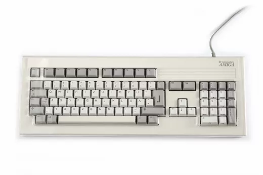 Transparent dust cover for Amiga 2000/4000 keyboard