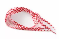 Red/white chequered laces