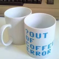 Out of coffee error - Tasse